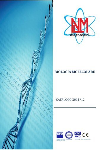 Catalogo Biologia Molecolare - Nuclear Laser Medicine srl