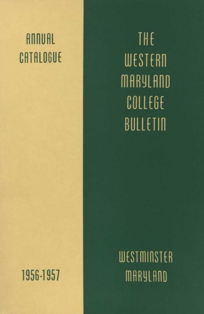 Catalog, 1956-1957 - Hoover Library