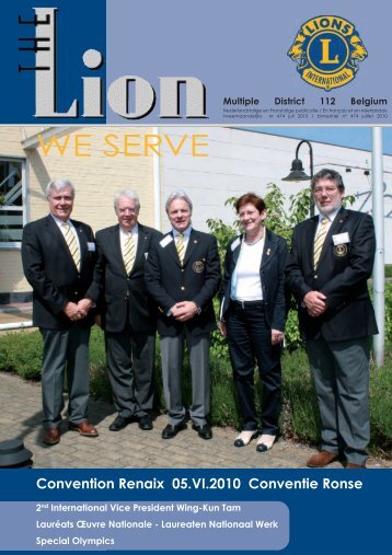 D - Lions Clubs International - MD 112 Belgium
