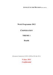 Read the Full KP7 Work programme - Caphri