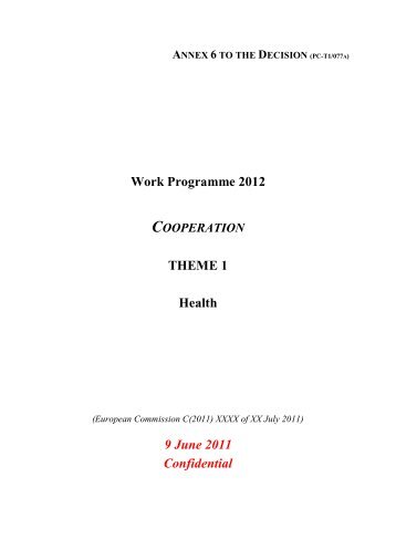 Read the Full KP7 Work programme - Caphri