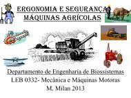 Ergonomia e SeguranÃ§A MÃ¡quinaS AgrÃ­colas - LEB/ESALQ/USP