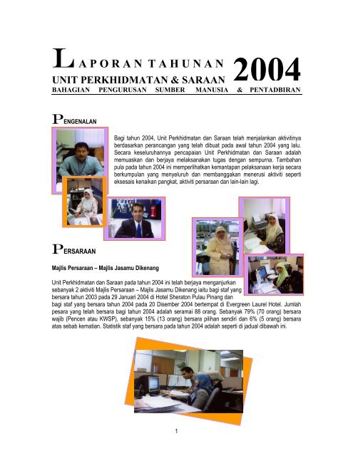 Laporan Tahun 2004 - Jabatan Pendaftar