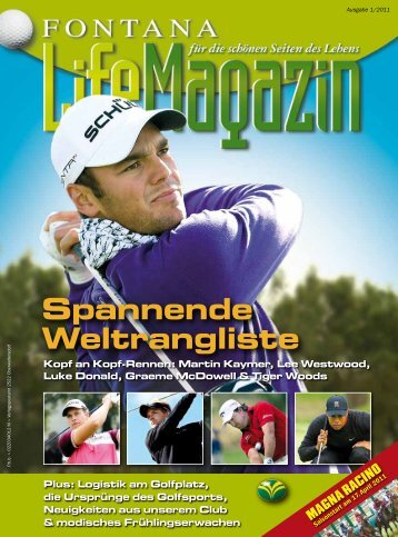 Ausgabe 01/2011 - Golfclub Fontana