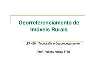 Georreferenciamento de ImÃ³veis Rurais - LEB/ESALQ/USP