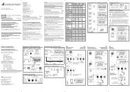 Kurzbedienungsanleitung (pdf 500 kB) - Gossen-Metrawatt