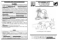 Pfarrbrief 24.06. - Feriendorf St. AndrÃ¤ bei Brixen