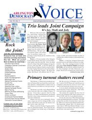 Dem newsletter - Arlington County Democratic Party