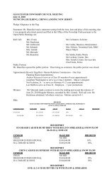 GLOUCESTER TOWNSHIP COUNCIL MEETING July 12, 2010 ...