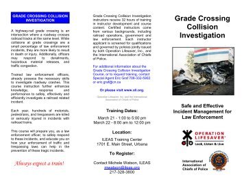 Grade Crossing Collision Investigation.pdf - Illinois Law ...