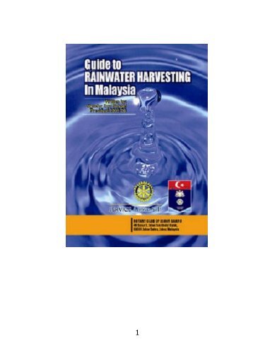 Rainwater Harvesting Guide for Malaysians - One Million Acts of ...