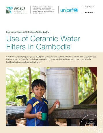 Use of Ceramic Water Filters in Cambodia - GreenNexxus