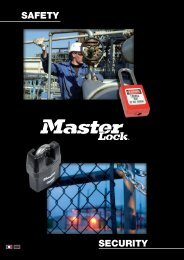 Catalogue Safety & Security - Master Lock Safety