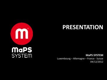 PrÃ©sentation MaPS SYSTEM - dthX