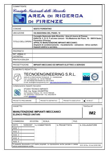 TECNOENGINEERING S.R.L. - Cnr