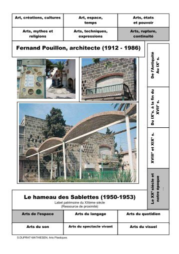 Le hameau des Sablettes - Fernand Pouillon