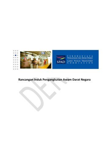 Deraf Rancangan Induk Pengangkutan Awam Darat Negara - SPAD