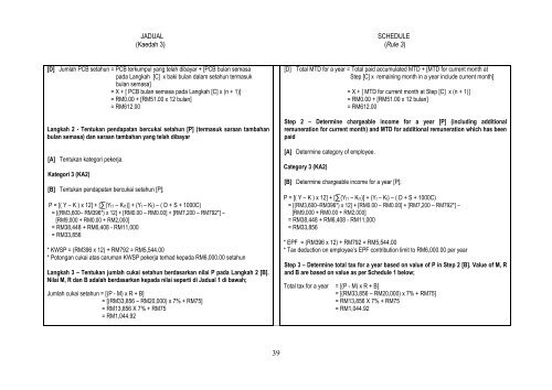 Nota Penerangan Jadual PCB 2010 - Kalkulator PCB Lembaga ...