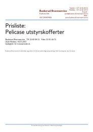 Pelicase utstyrskofferter - Buskerud Brannservice