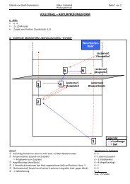 PrÃ¼fungsentwurf Volleyball Individualtaktik/-technik und Gruppentaktik