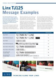 Linx 7900 - Linx Printing Technologies