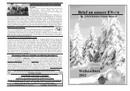 Elternbrief Weihnachten 2012 - Erich KÃ¤stner Schule DÃ¼lmen-Buldern