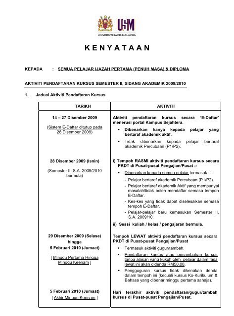 K E N Y A T A A N - Jabatan Pendaftar