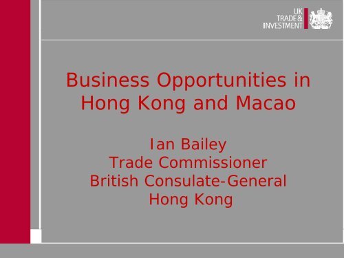 Business Opportunities in Hong Kong and Macao - Emita