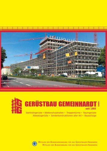 100 Jahre Gerüstbau Gemeinhardt GmbH