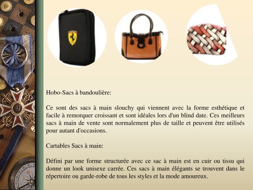 Latest Trends of Sac À Main Fashion for Les Femme