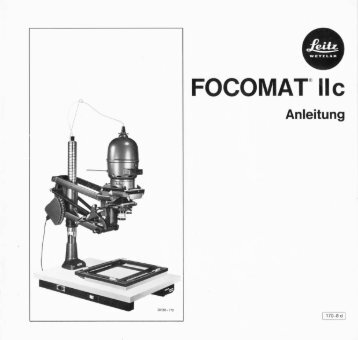 Focomat IIC - Fotomechanik Reinhardt