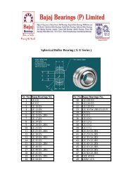 Spherical Roller Bearing ( G E Series )