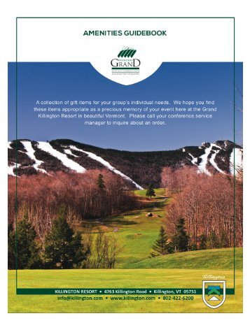 Killington Amenities Guide 