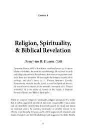 Religion, Spirituality, & Biblical Revelation - Pastoral Planning