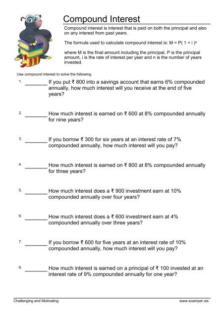 How Much Interest Will I Pay >> Compound Interest How Much Interest Will I Pay >> Compound Interest
