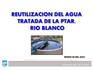 reutilizacion del agua tratada de la ptar. rio blanco