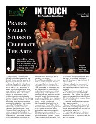 Summer Edition - 2011 - Prairie Valley School Division