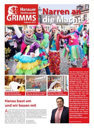 Hanauer Stadtmagazin GRIMMS - Februar 2015 - Narren an die Macht