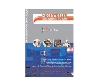 ASC-Bulletin 01/03 - Hugentobler Schweizer Kochsysteme AG