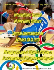 the effect of emotions among different sports ... - INWR Wrestling