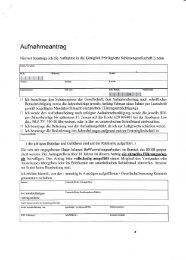 Aufnahmeantrag - Königlich Privilegierte Schützengesellschaft Lindau