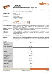 scheda tecnica ROEFIX 945 malta colla ad immersione.pdf - Nordtex