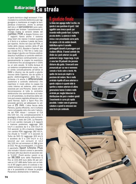 Porsche Panamera - Italiaracing