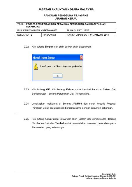 AK Penamatan Gaji - Jabatan Akauntan Negara Malaysia