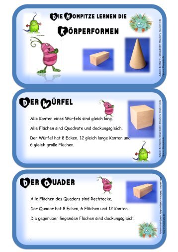 Alle Kanten eines WÃ¼rfels sind gleich lang. Alle FlÃ¤chen sind ...