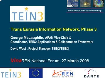 Trans Eurasia Information Network, Phase 3 - TEIN3