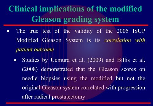 Gleason grading system