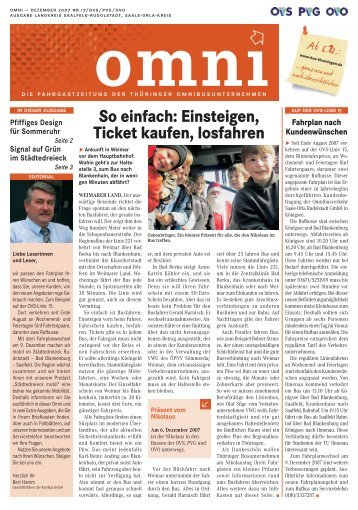 So einfach: Einsteigen, Ticket kaufen, losfahren - Bus ThÃ¼ringen