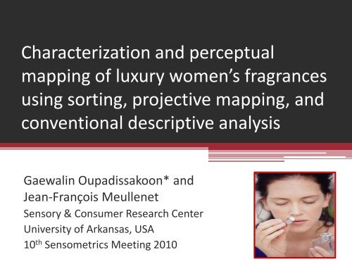 Characterization and perceptual mapping of luxury women's ...