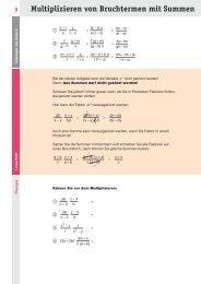 Multiplizieren von Bruchtermen mit Summen - LernEs